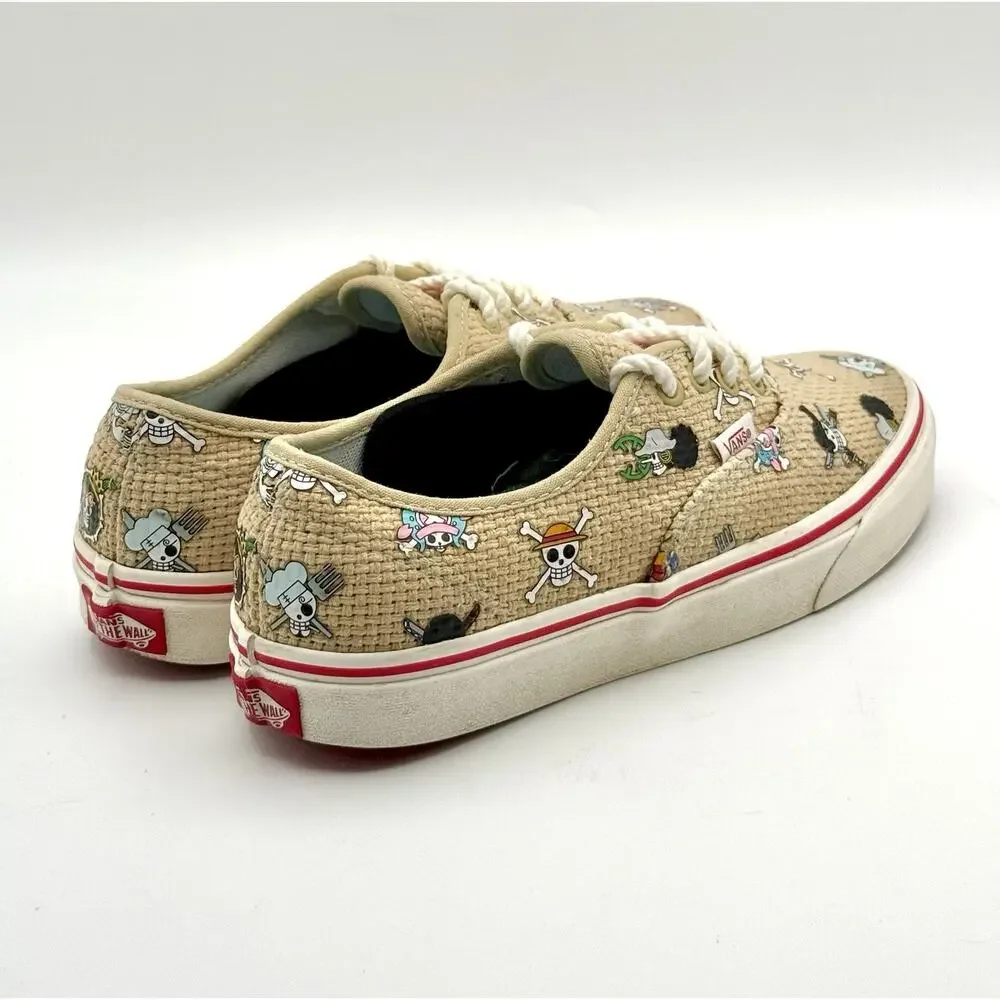 VANS One Piece Straw Hat Crew Authentic Skate Shoes M 5.5 / W 7 Pre Owned